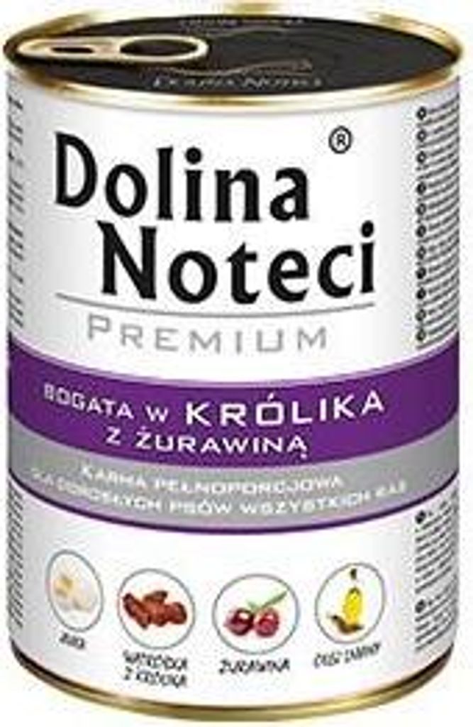 Dolina Noteci Premium Cranberry Kaninchen Nassfutter 400 g
