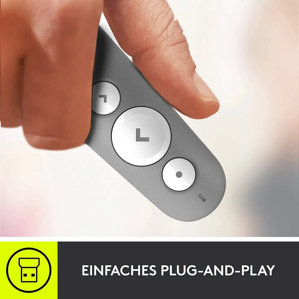 Télécommande de présentation Logitech R500s pointeur laser rouge - 20