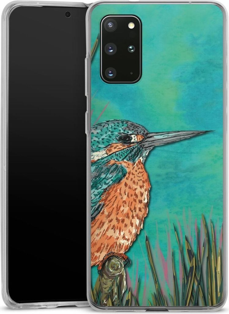 DeinDesign Handyhülle für Samsung Galaxy S20 Plus Silikon Hülle Case Smartphone Schutzhülle Malerei Tiere Vogel