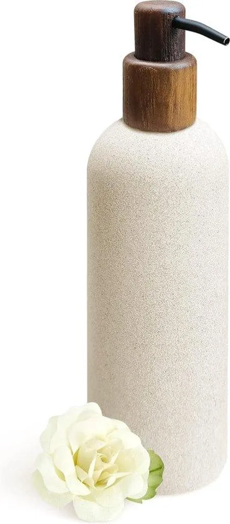 Distributeur savon liquide 250 ml déco japonaise pour salle de bain