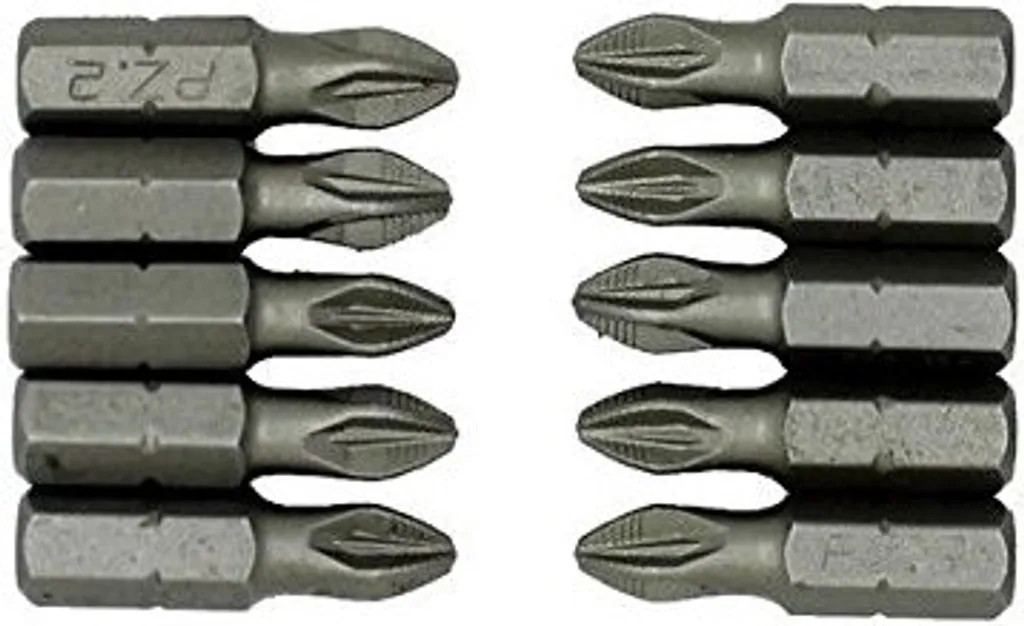 Inserti PZ3 Pozidriv 100 pz - Acciaio S2 Anti-Cam-Out per Professionisti