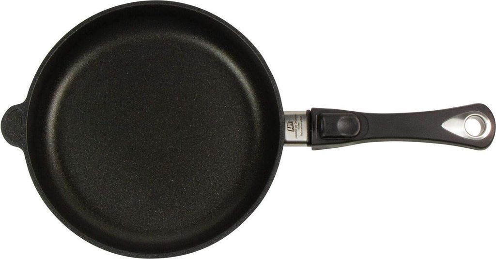 Gusseisen Bratpfanne 20 cm - Antihaftbeschichtung - Abnehmbarer Griff