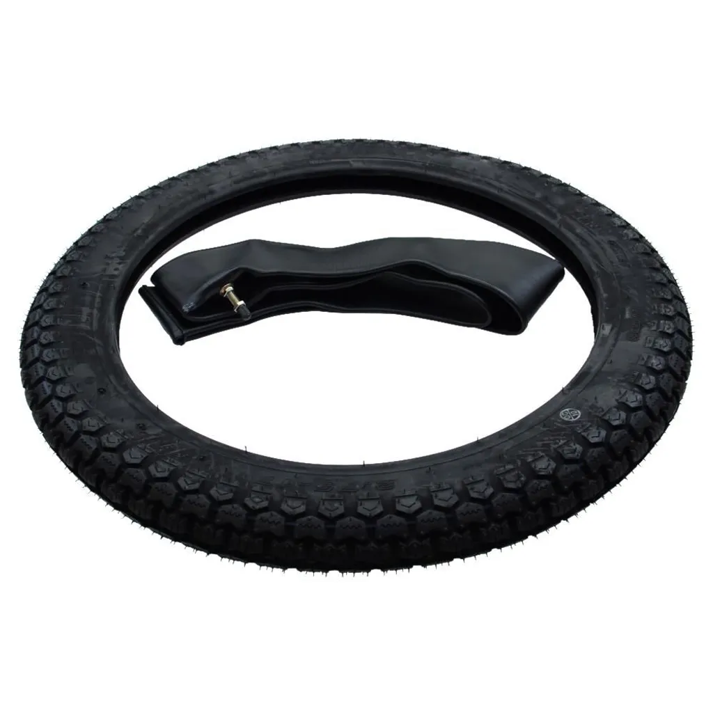 Pneu Kenda 2.75-17 41P TT K254 et Chambre à Air pour Moto Classique