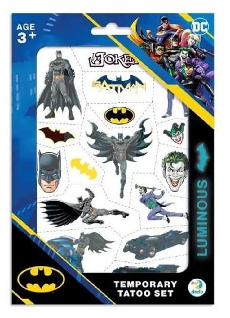 Lot de tatouages Batman. Les héros de Gotham City - Dodo Image du produit 