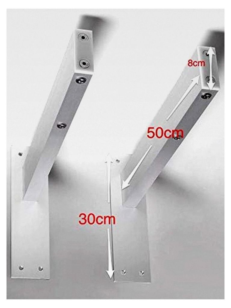 Aluminiumhalterung zur Wandmontage des Air Pro