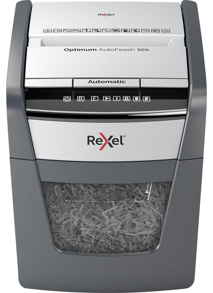 Rexel Optimum AutoFeed+ 50X paper shredder Cross shredding Immagine del prodotto 