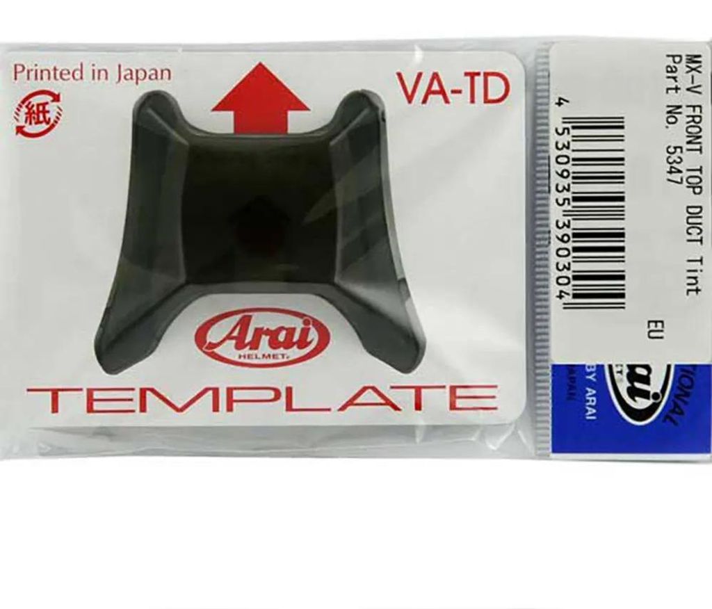ARAI Center Front Top Duct Tint for MX-V Helmet