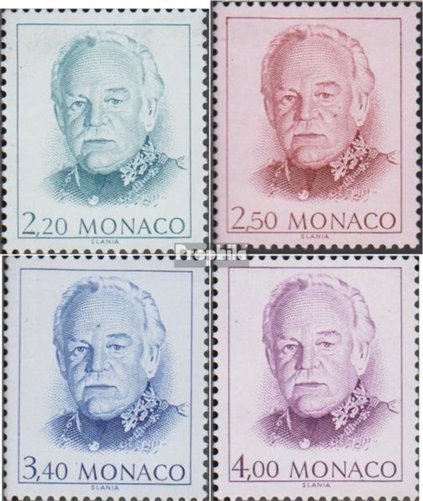 Briefmarken Monaco 1991 Mi 2020-2023 (kompl.Ausg.) postfrisch Freimarken: Fürst Rainier III.
