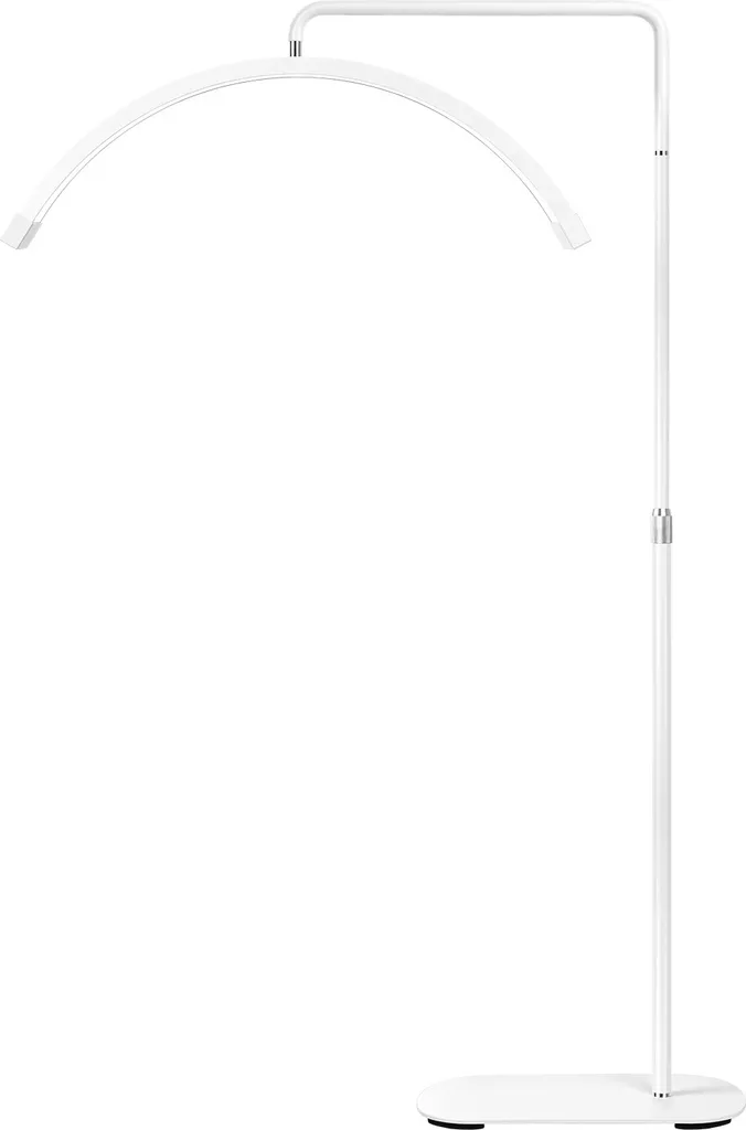 Lumière de remplissage LED demi-lune avec pied - Blanc - Lampe Beauté