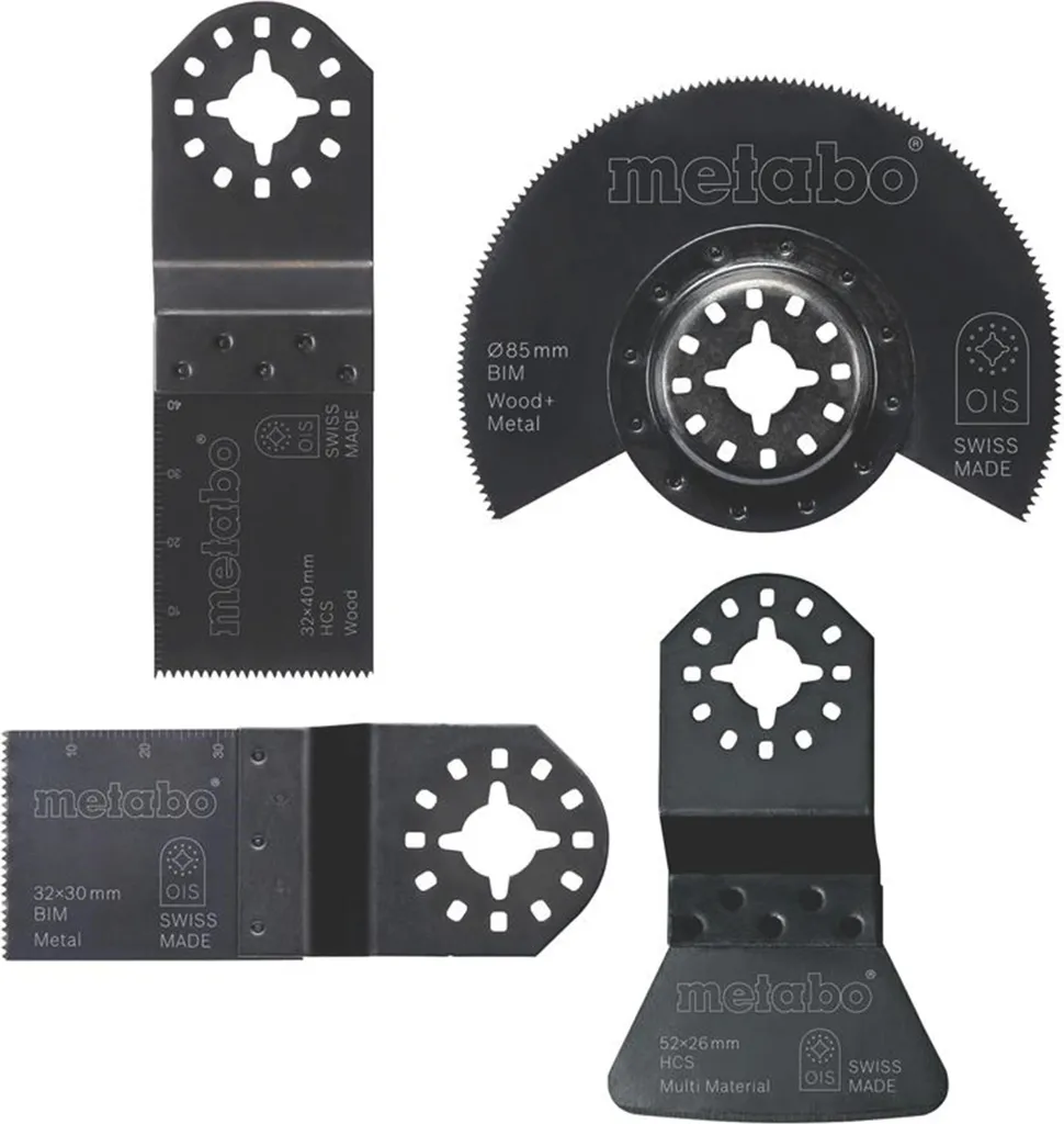 Solution de découpe précise Metabo Kit MT 4 pièces pour recoins difficiles