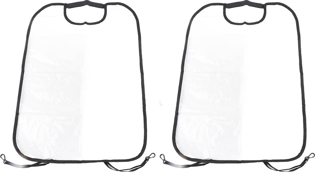 2pcs dicker Sitzanschütze transparente Abdeckung Kinderbaby Kick Matte Großgröße sauber für den Auto -LKW -SUV