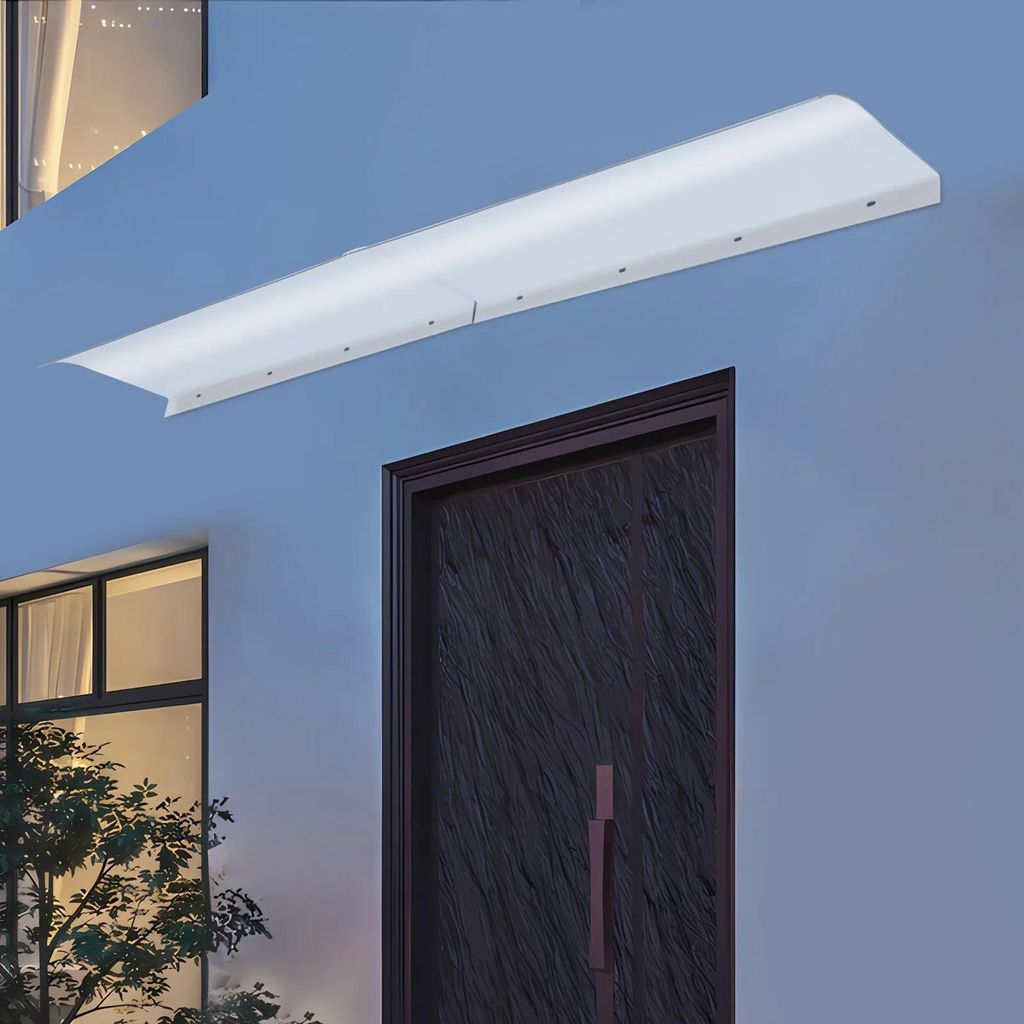 Tür- & Fenstervordach - Wandmontierte Überdachung - PET - UV-Schutz - Schneebeständig - Temperaturbereich -30–70°C - Abdeckung ≤5 m² - Gelb