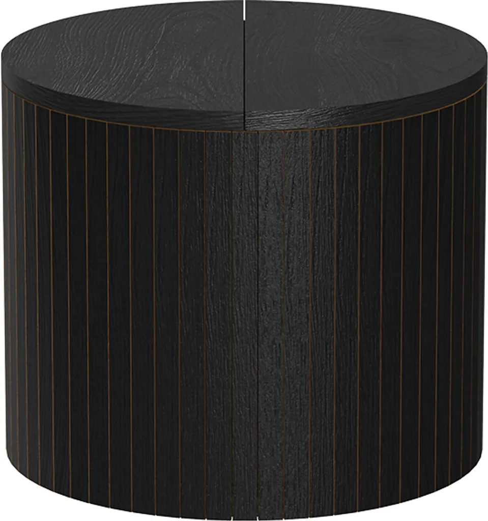 Vicco Tavolino Tavilo, 38 x 38 cm, Quercia/nero