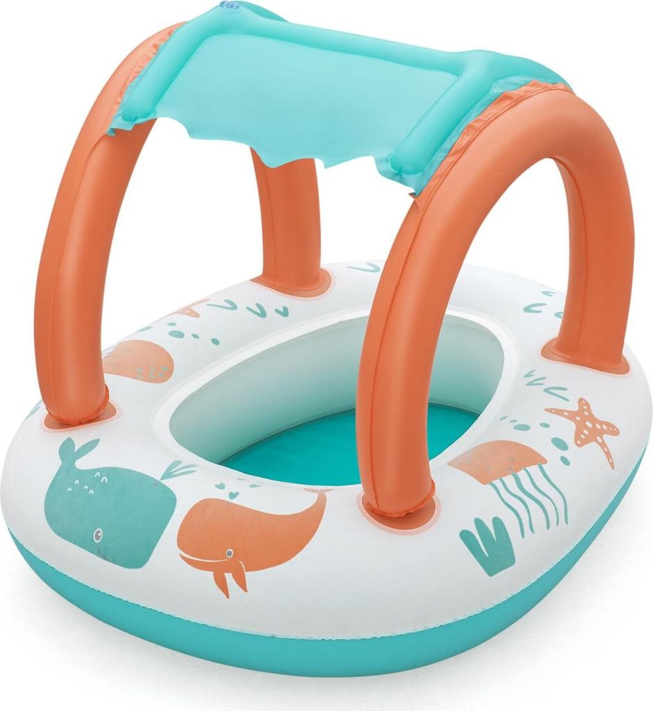 Bestway Kinderboot Aufblasbar Comfort 84x67 cm +3 Jahre Strand und Pool 34203