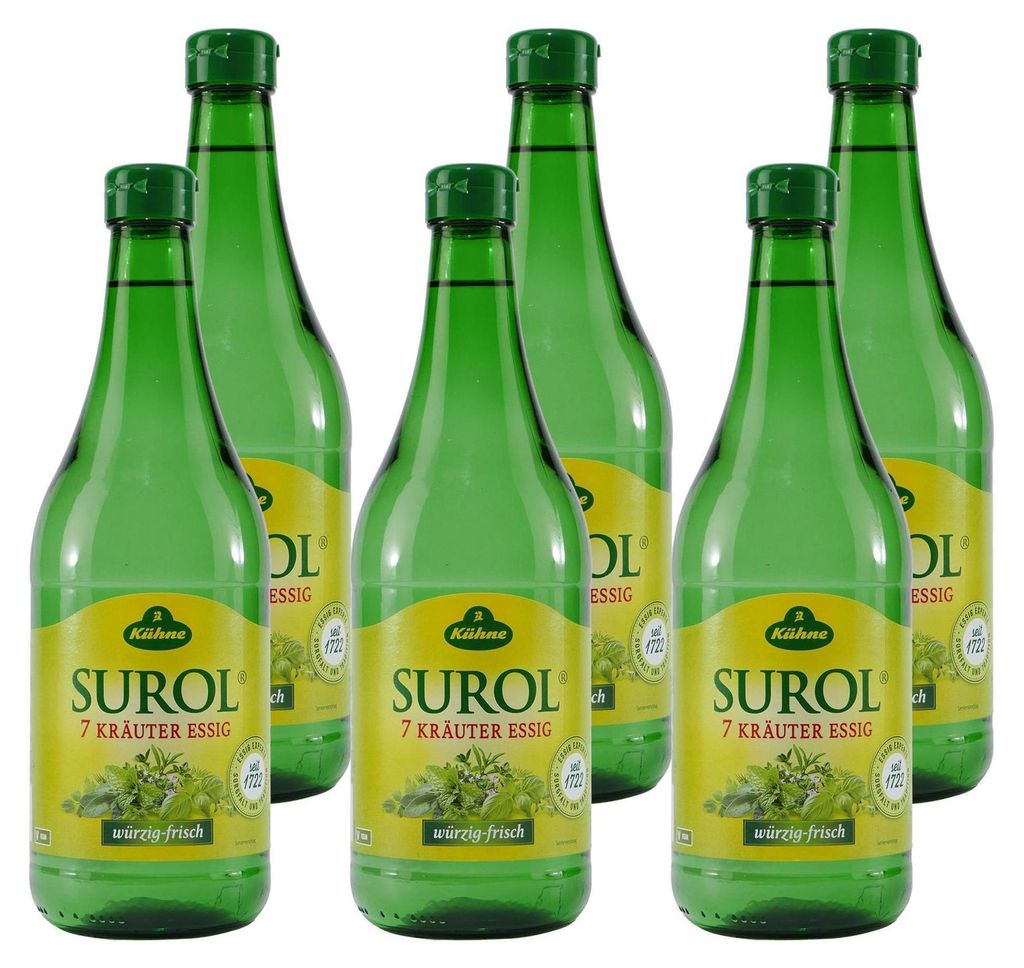 Kühne Surol 7 Kräuter Essig (6 x 0,75L) Produktbild 
