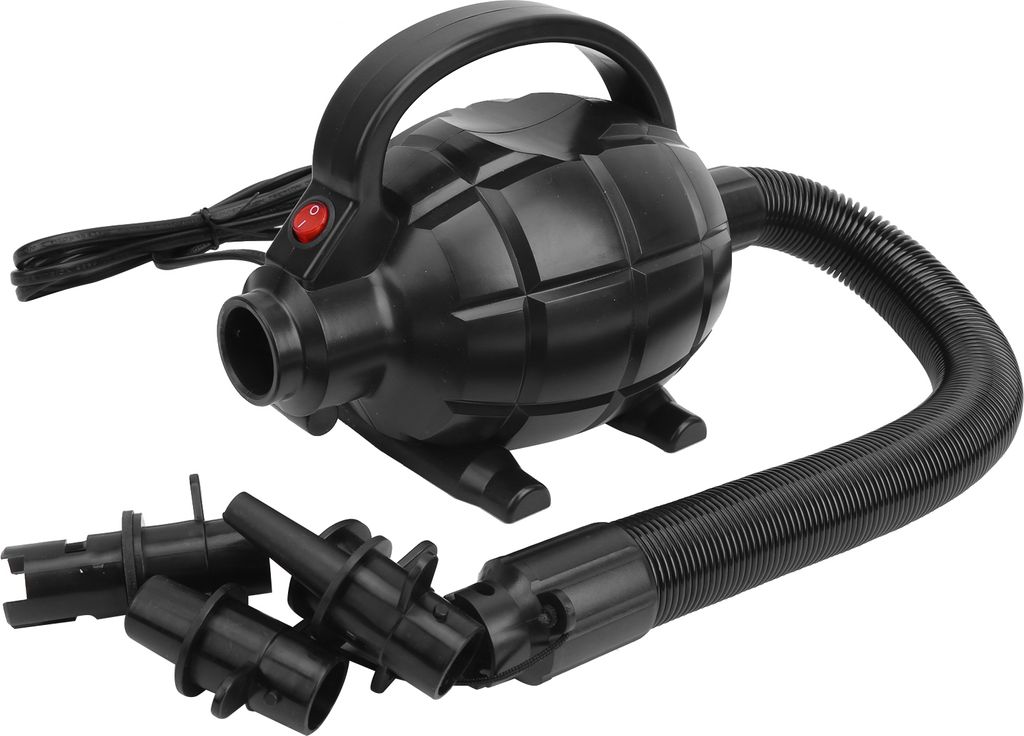 600W Elektrische Luftpumpe – Leistungsstarker Tragbarer Aufbläser für Schlauchboot, Luftmatratze, Poolspielzeug & mehr