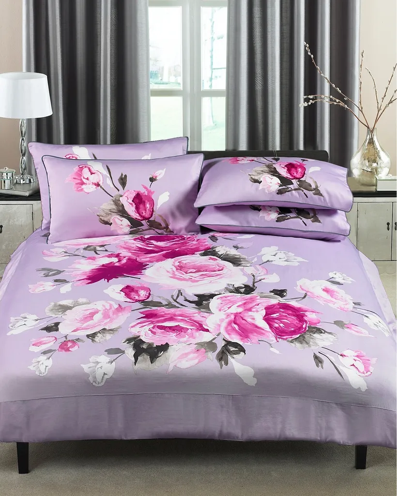 Riva Home Windsor RV971 Ensemble de Literie Super Kingsize Bruyère