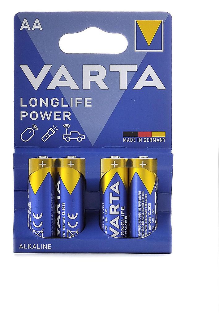 Varta Longlife Power Alkaline batterij LR6/AA Mignon, 1,5 V Productafbeelding 