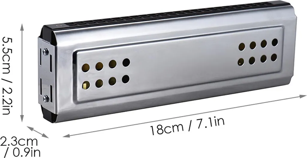 Harmonica trémolo double face Do Sol anti-perte d'air avec étui rigide