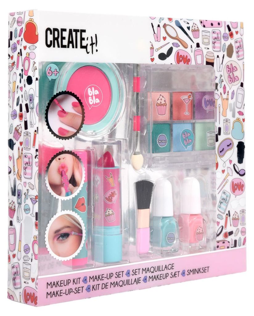 Create it! Make-up Set - Beauty Spielzeugset 13-teilig für Kinder