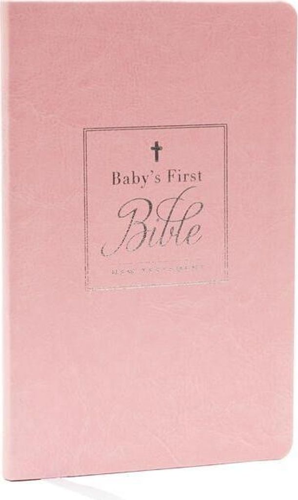 KJV, Baby's First New Testament, Leathersoft, Pink, Red Letter, Comfort Print