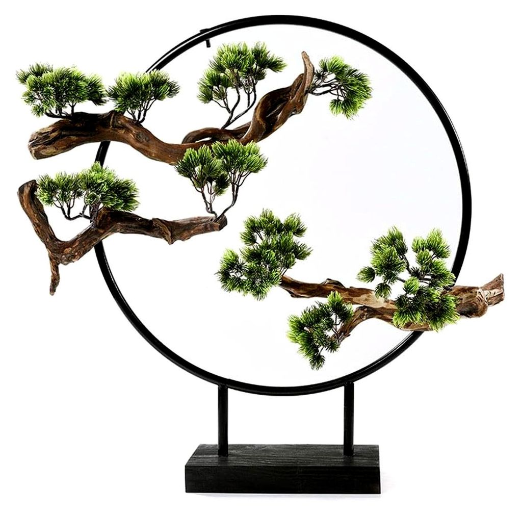 Künstliche Zedern-Bonsai-Bäume für Innenräume, Topfpflanzen für Home Office und Tischdekoration