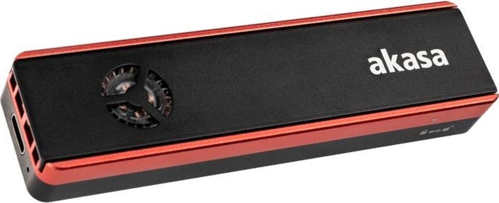 akasa ak-enu3m2-06 akasa Vegas SSD Mate Gehäuse Schwarz Rot