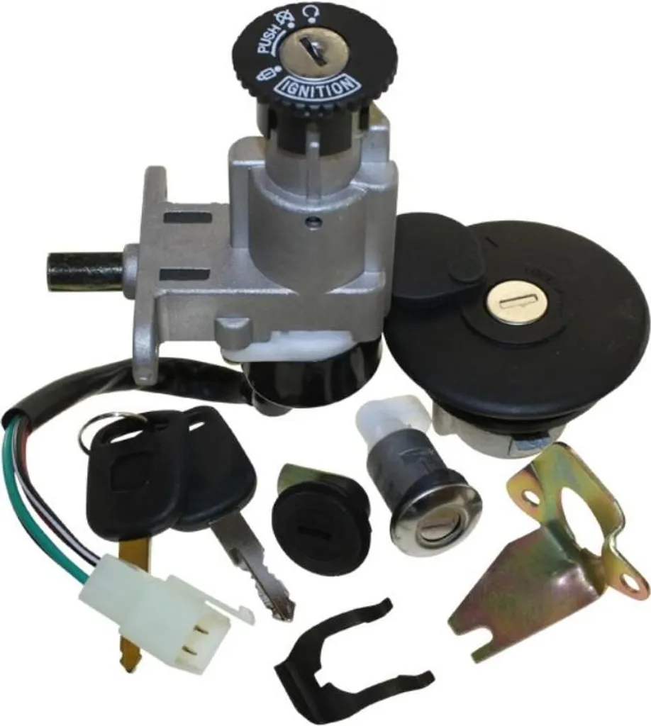 Set blocco accensione a 4 pin per Baotian QT-12 CPI Oliver Popcorn Rex RS