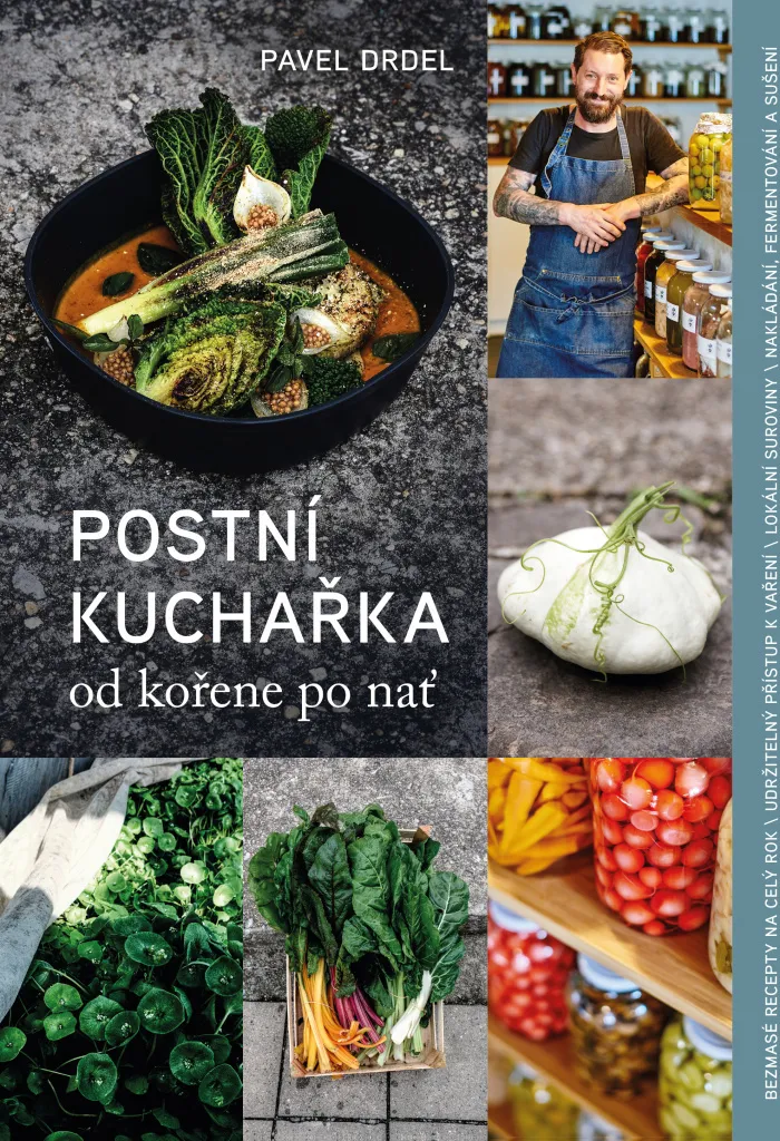 Livre de Cuisine Végétarienne Postní kuchařka - Recettes Zéro Déchet 250p