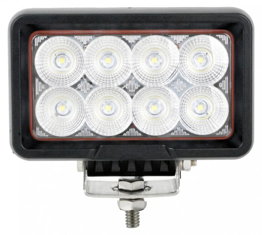 Éclairage LED Tracteur 154mm 40W idéal pour Travaux Agricoles de Nuit