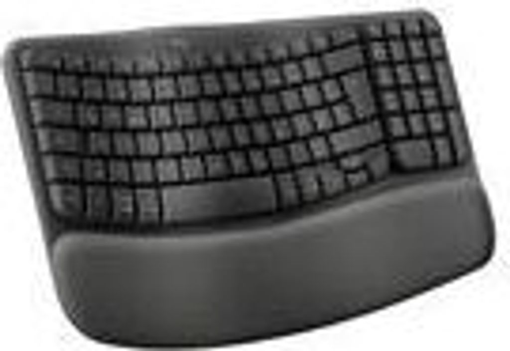 Logitech WAVE KEYS, schwarz - Kabellose ergonomische Produktbild 17