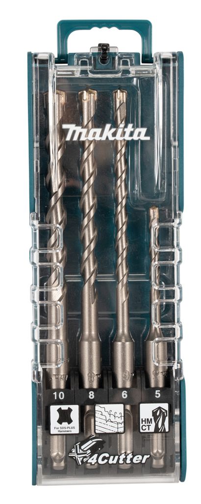 Makita Steinbohrer-Set SDS-PLUS 4-teilig SDS-PLUS E-14249