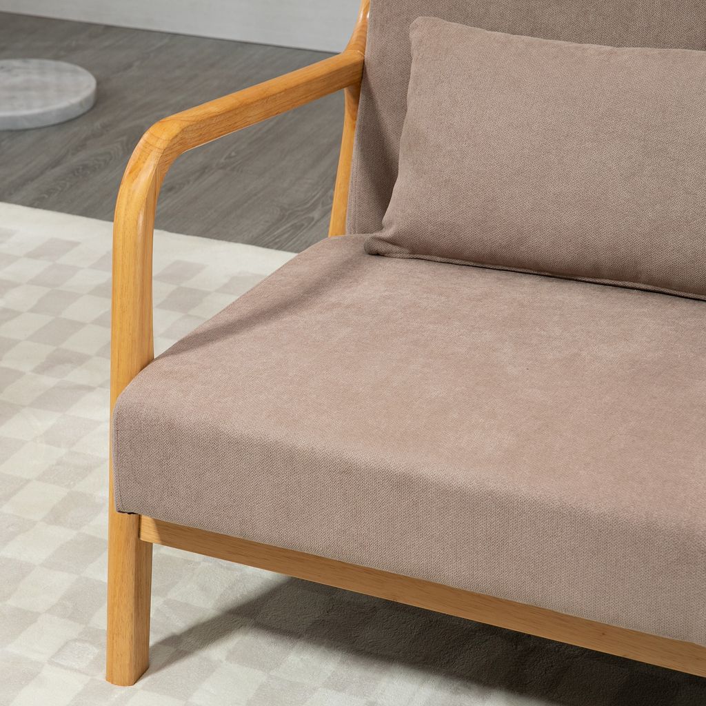 HOMCOM 2-osobowa sofa dwuosobowa z poduszkami, sofa Zdjęcie produktu 7