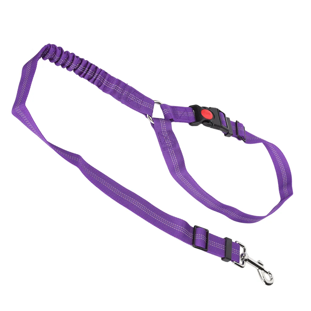 Cintura di sicurezza dell'animale domestico, cintura di sicurezza regolabile dell'animale domestico, cintura di sicurezza del cane, cintura di sicurezza del cane, cintura di sicurezza riflettente del cane, guinzaglio dell'animale domestico - 3