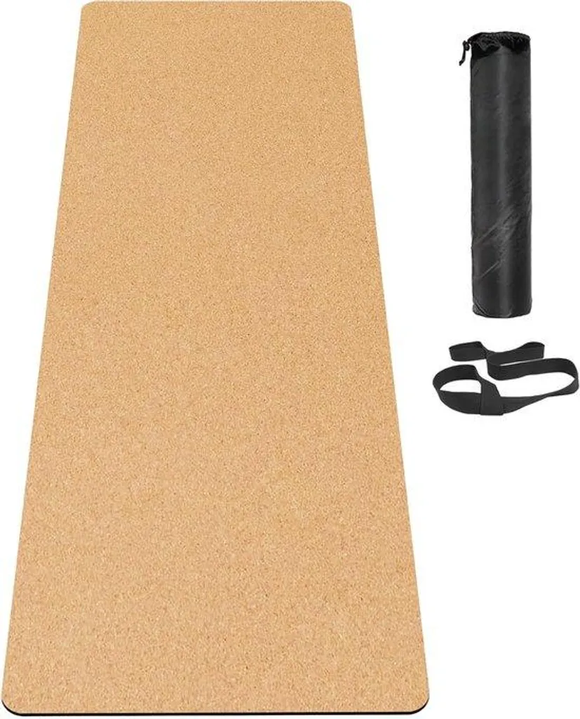 Tapis yoga pliable antidérapant en liège 5 mm - Fini les tapis encombrants