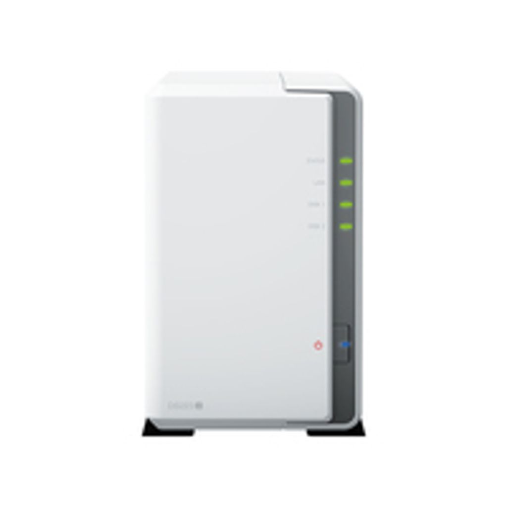 Synology DiskStation DS223J 2 Einschübe NAS-Server Leergehäuse+ 2x4TB Seagate - Storage Server - NAS