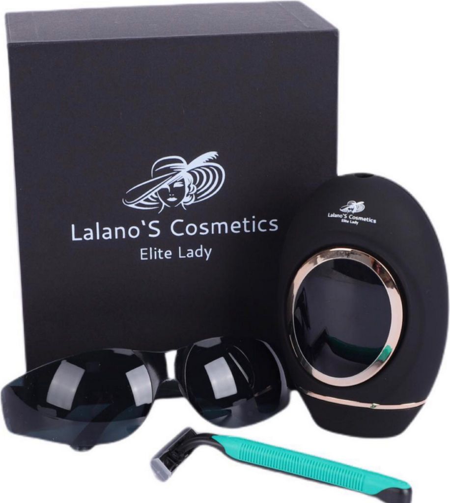 Lalano`S Cosmetics IPL-Haarentferner für Körper, Gesicht, Achseln und Bikinizone, 500.000 Lichtimpulse, mit LCD-Touch Screen, Maniküre Pediküre...