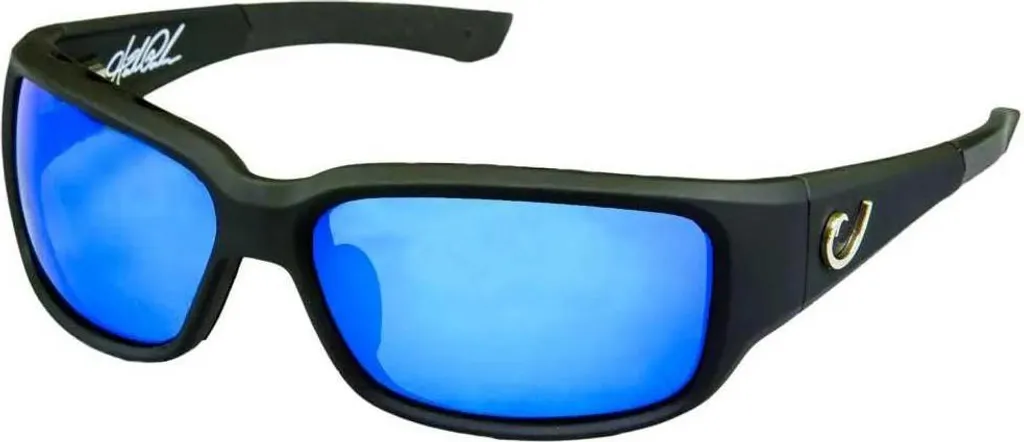 Mustad HP102A Lunettes polarisées Haute Protection Bleu Taille Unique
