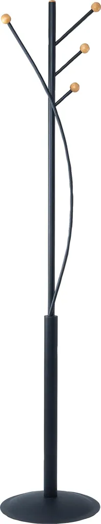 Portemanteau MAULaura MAUL noir 4 crochets pied stable 179,5 cm