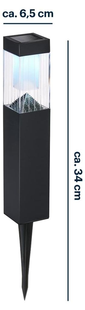 Grundig Illuminazione solare da giardino 1 pezzo - Lampada Immagine del prodotto 