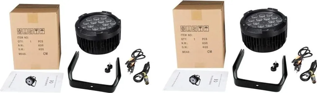 Projecteur de scène pour concert et extérieur IP65 DMX512 - Lot de 2