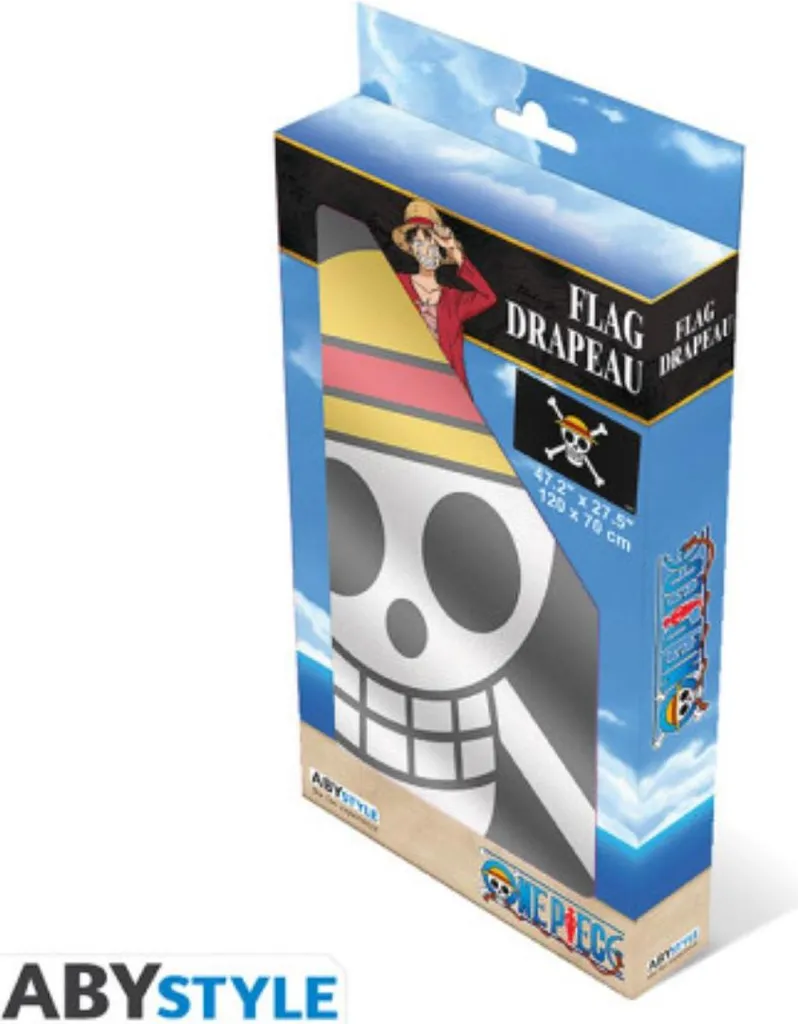 Drapeau One Piece Strawhat 70x120 cm avec Œillets - Pavillon Pirate Durable - 2