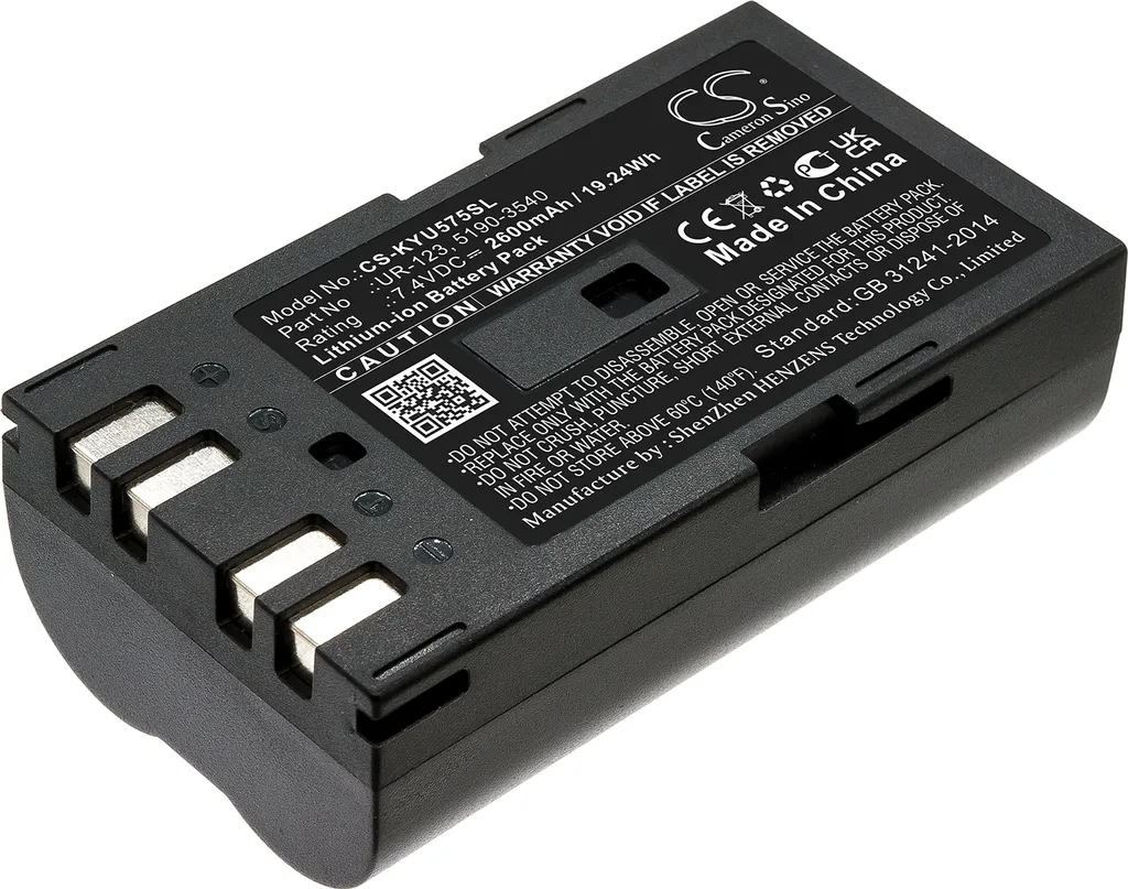 Batterie pour diagnostic thermique Keysight U5752A et U5855A UR-123