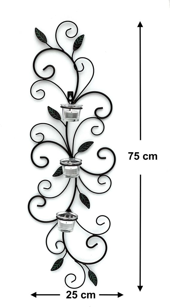 DanDiBo Wandteelichthalter Metall Wand 131001 Produktbild 2