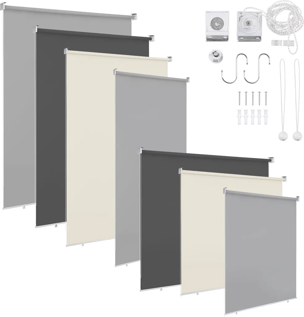Outdoor Makeover: Set 2 Tende Verticali TolleTour 140x240 Antracite