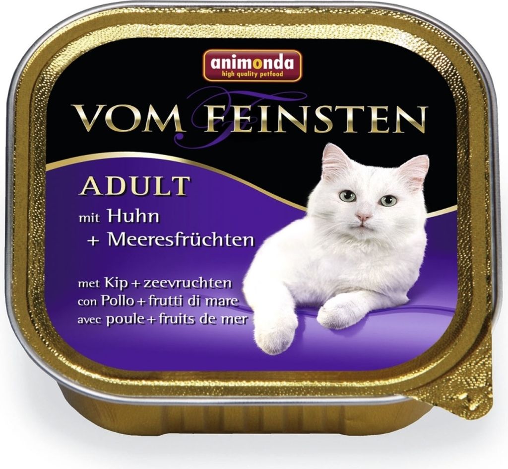 Animonda Vom Feinsten Adult mit Huhn & Meeresfrüchten 100gx32