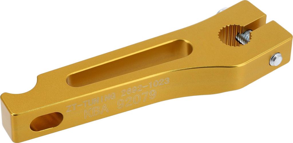 ZT-Tuning CNC Bremshebel hinten mit ABE, Gold - für S50, S51, S53, S70, S83, KR51/2, SR50, SR80
