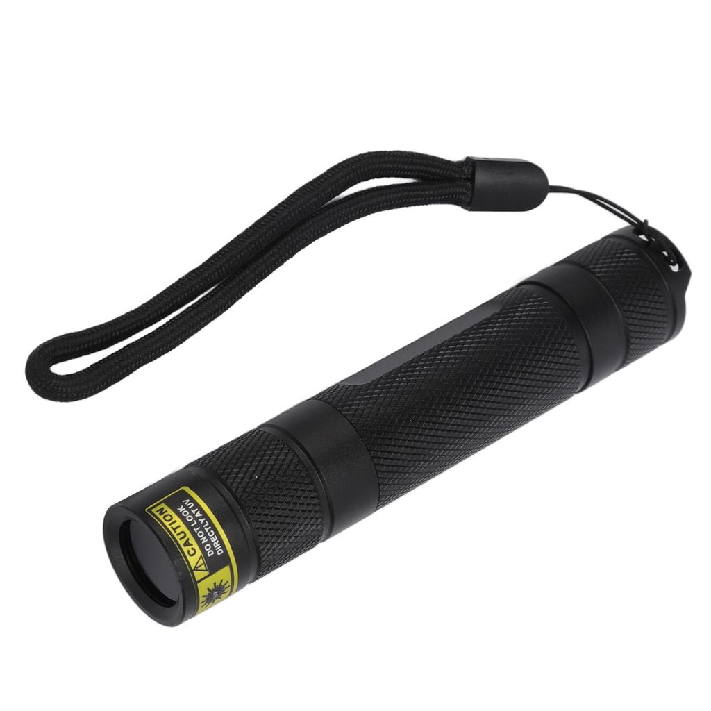 Lampe de poche UV 365nm LED en alliage d'aluminium, lumière Image du produit 