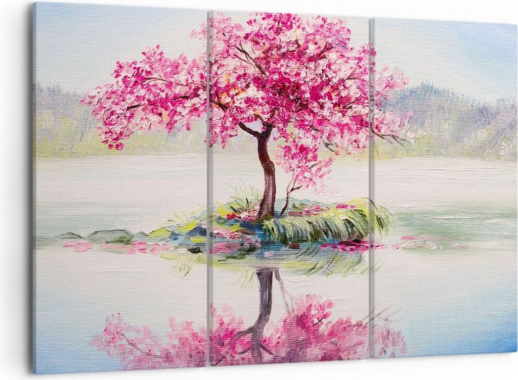 Bild auf Leinwand - Leinwandbild - Baum Abstraktion - Produktbild 