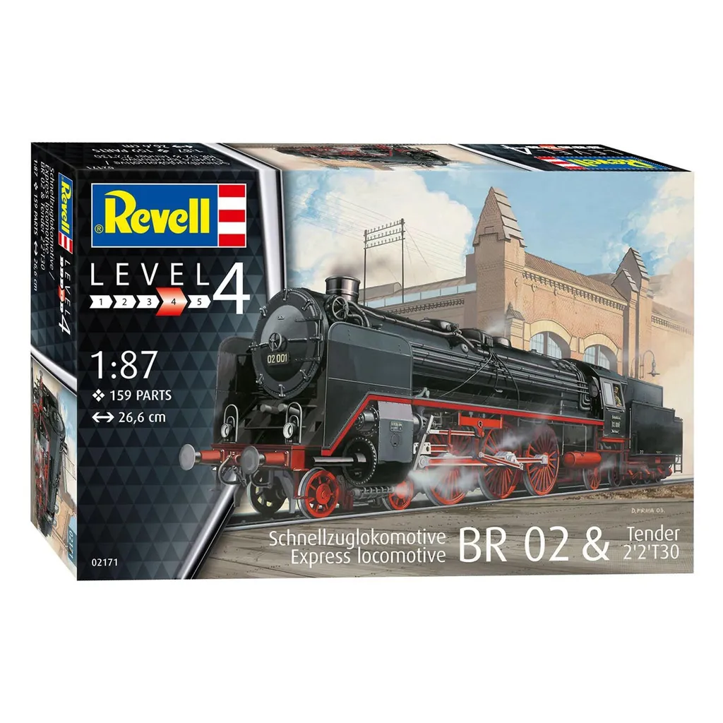 Kit Maquette Locomotive BR 02 Revell : Réalisme Historique sans Compromis